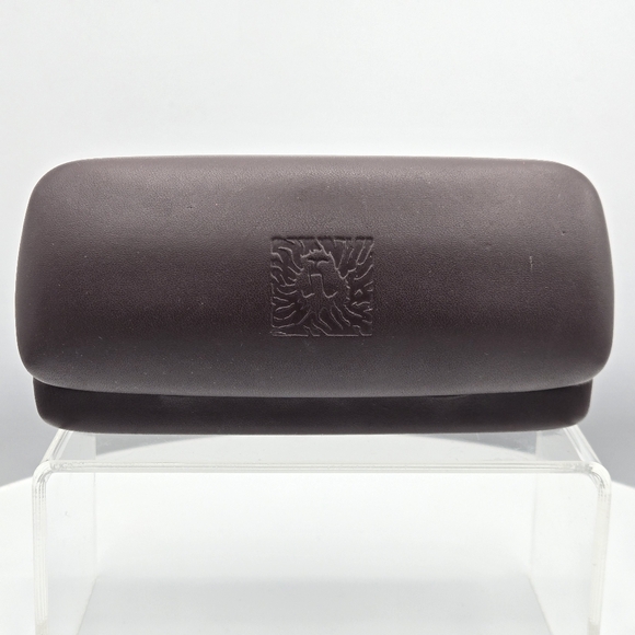 Anne Klein Glasses Clamshell Case in Brown - Picture 8 of 9